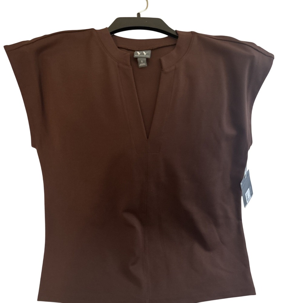 Women's Worthington Pure Brown Top Size Small